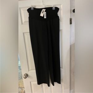 NWT - Black Wide-Leg Maternity Pants - Maternal America - M